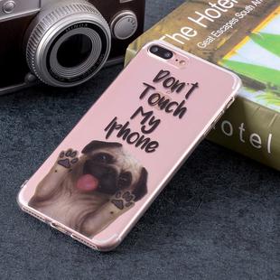 Dont Touch My Phone Dog Pattern Soft TPU Case for iPhone 8 Plus & 7 Plus