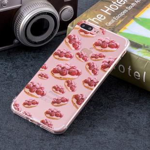Strawberry Pie Pattern Soft TPU Case for iPhone 8 Plus & 7 Plus