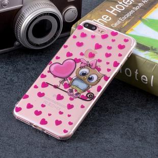 Love Owl Pattern Soft TPU Case for iPhone 8 Plus & 7 Plus