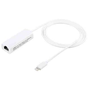 QTS-LAN8152B 1m 8 Pin to RJ45 Ethernet LAN Network Adapter Cable(White)