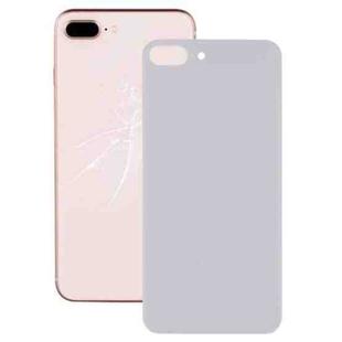 Easy Replacement Big Camera Hole Glass Back Battery Cover with Adhesive for iPhone 8 Plus(White)