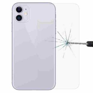 For iPhone 11 9H 2.5D Half - Screen Transparent Mobile Phone Tempered Glass Film Back Film