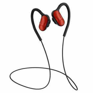 BTH-Y9 Ultra-light Ear-hook Wireless V4.1 Bluetooth Earphones with Mic(Red)