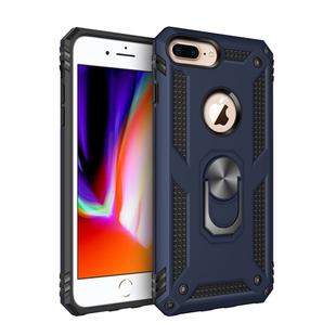 Sergeant Armor Shockproof TPU + PC Protective Case for iPhone 7 / 8 Plus, with 360 Degree Rotation Holder (Blue)