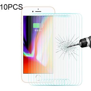 10 PCS ENKAY for iPhone 8 Plus & 7 Plus 0.26mm 9H Hardness 2.5D Curved Tempered Glass Screen Film