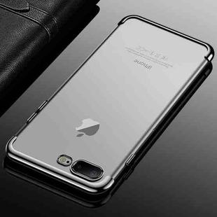 CAFELE For iPhone 8 Plus & 7 Plus Color Electroplating TPU Soft Protective Back Cover Case(Silver)