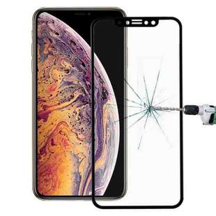 For iPhone 11 Pro Max / XS Max ENKAY Hat-Prince 0.2mm 9H 3D Full Screen Carbon Fiber Tempered Glass Film(Black)