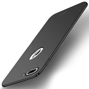 MOFI for iPhone 8 Plus Frosted PC Ultra-thin Edge Fully Wrapped Up Protective Case Back Cover (Black)