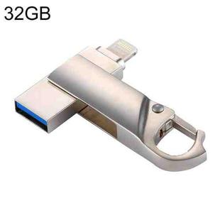 RQW-10F 2 in 1 USB 2.0 & 8 Pin 32GB Keychain Flash Drive