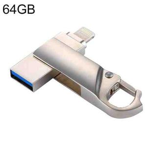 RQW-10F 2 in 1 USB 2.0 & 8 Pin 64GB Keychain Flash Drive
