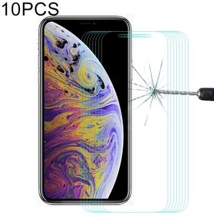 For iPhone 11 Pro Max / XS Max 10pcs ENKAY Hat-Prince 0.26mm 9H 2.5D Tempered Glass Film