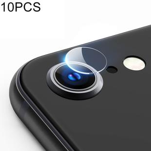 For iPhone SE 2020 10pcs 9H 2.5D Round Edge Rear Camera Lens Tempered Glass Film