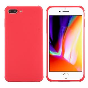 For iPhone 8 Plus & 7 Plus Dropproof Protective Soft TPU Back Case Cover(Red)