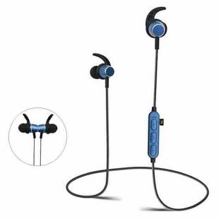 K04 Sports Sweatproof Magnetic Earbuds Wireless Bluetooth V4.2 Stereo Headset with Mic & TF Card Slot, For iPhone, Samsung, Huawei, Xiaomi, HTC and Other Smartphones (Blue)