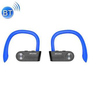 AWEI T2 Sports Headset IPX4 Waterproof Wireless Bluetooth V4.2 In-ear Stereo Earphone, Support TWS, For iPhone, Samsung, Huawei, Xiaomi, HTC and Other Smartphones(Blue)