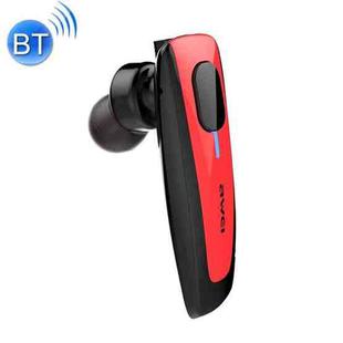 AWEI N3 Business Style Wireless Smart Headset Bluetooth Stereo In-ear Earphone with Mic, For iPhone, Samsung, Huawei, Xiaomi, HTC and Other Smartphones (Red)