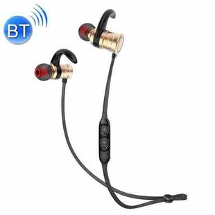 AWEI AK5 Sports Waterproof Earphone Wireless Bluetooth In-ear Headphone with Mic & Smart Magnetic Auto Swtich , For iPhone, Samsung, Huawei, Xiaomi, HTC and Other Smartphones(Gold)
