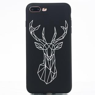 Elk Painted Pattern Soft TPU Case for iPhone 8 Plus & 7 Plus