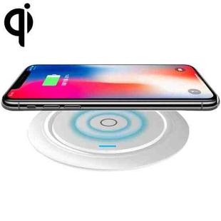 Q18 Fast Charging Qi Wireless Charger Station with Indicator Light(White)