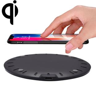 5V 2A Fast Charging Qi Wireless Charger Pad Station with Micro USB Cable(Black)