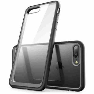 Two-color TPU + Acrylic Back Protective Phone Case for iPhone 8 Plus / 7 Plus(Black)
