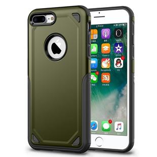For iPhone 8 Plus & iPhone 7 Plus Shockproof Rugged Armor Protective Case(Army Green)