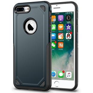 For iPhone 8 Plus & iPhone 7 Plus Shockproof Rugged Armor Protective Case(Navy Blue)