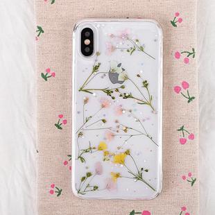 Floral Pattern Soft Case For iPhone X / XS