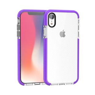 Basketball Texture Anti-collision TPU Case for    iPhone X / XS(Purple)