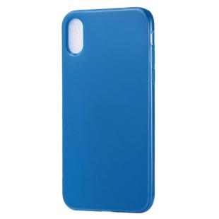 Candy Color TPU Case for iPhone X / XS(Dark Blue)