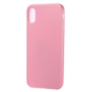 Candy Color TPU Case for iPhone X / XS(Pink)
