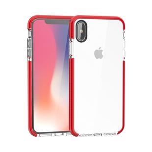 Highly Transparent Soft TPU Case for  iPhone XS Max (Red)