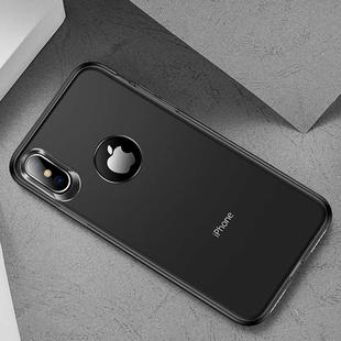 For iPhone XS Max TOTUDESIGN Frosted TPU Case  (Black)