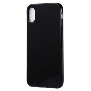 For iPhone XS Max Candy Color TPU Case(Black)