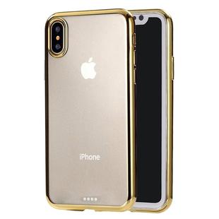 Ultra-thin Electroplating TPU Protective Case for  iPhone XS Max(Gold)