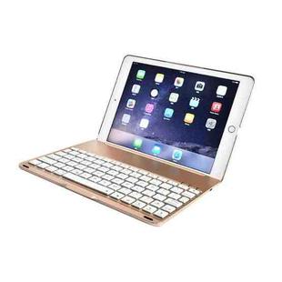 For iPad Pro 9.7 inch Aluminium Alloy Wireless Bluetooth 4.0 Backlight Keyboard(Gold)