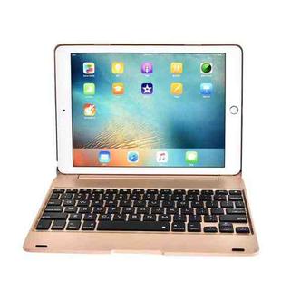 For iPad Pro 9.7 inch / iPAD Air 2 Horizontal Flip Tablet Case + Bluetooth Keyboard(Gold)