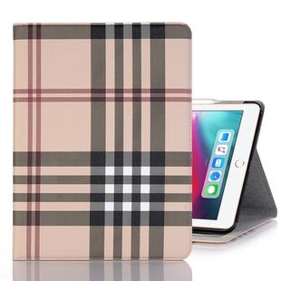 Plaid Texture Horizontal Flip PU Leather Case for iPad Pro 12.9 inch (2018), with Holder & Card Slots & Wallet (White)