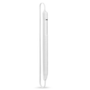 Apple Pencil Shockproof Soft Silicone Protective Cap Holder Sleeve Pouch Cover for iPad Pro 9.7 / 10.5 / 11 / 12.9 Pencil Accessories (White)