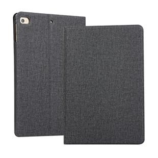 Cloth Texture TPU Horizontal Flip Leather Case for iPad Mini 2019 & Mini 4, with Holder (Black)