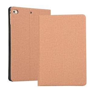 Cloth Texture TPU Horizontal Flip Leather Case for iPad Mini 2019 & Mini 4, with Holder (Gold)