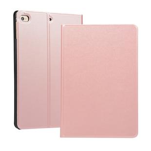 Elastic Force Leather TPU Horizontal Flip Leather Case for iPad Mini 2019 & Mini 4, with Holder (Rose Gold)