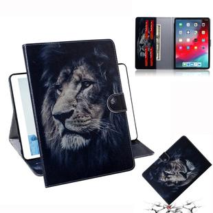 Lion Pattern Horizontal Flip Leather Case for  iPad Pro 11 inch (2018), with Holder & Card Slot & Wallet