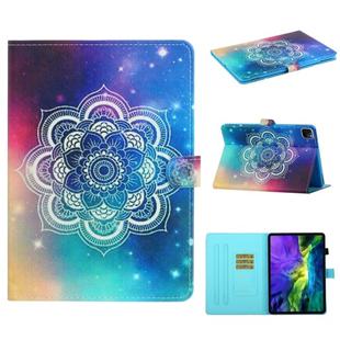 For iPad 11 Pro (2020) Painted Flower Totem Car Line TPU Horizontal Flip Leather Tablet Case with Holder & Card Slot & Sleep / Wake-up Function(Colour)