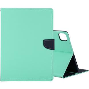 For iPad Pro 11 2020 GOOSPERY FANCY DIARY Cross Texture Leather Tablet Case with Holder & Card slots & Wallet (Mint Green)