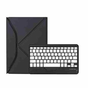 Z102B Pen Slot Bluetooth Keyboard Leather Tablet Case For iPad 10.2 2021/2020/2019 (Black)