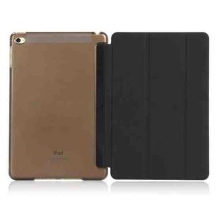 Pure Color Merge Horizontal Flip Leather Case for iPad Mini (2019) / iPad Mini 4, with Holder (Black)