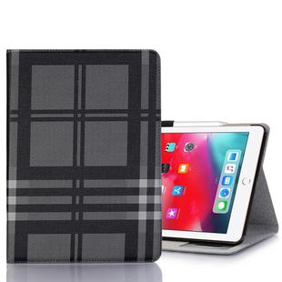 Plaid Texture Horizontal Flip PU Leather Case for iPad Pro 11 inch (2018), with Holder & Card Slots & Wallet(Grey)