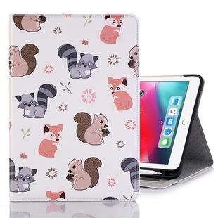 Squirrels Pattern Horizontal Flip Leather Case for iPad Pro 11 inch (2018),with Card Slots & Holder & Wallet & Photo Frame & Pen slot