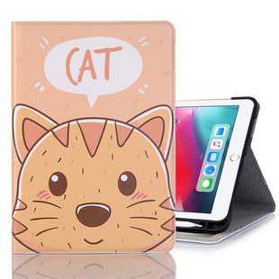 Cat Pattern Horizontal Flip Leather Case for iPad Pro 11 inch (2018),with Card Slots & Holder & Wallet & Photo Frame & Pen slot